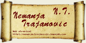 Nemanja Trajanović vizit kartica